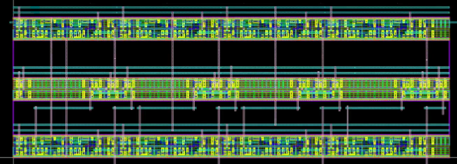 4-bit S2P prototype layout